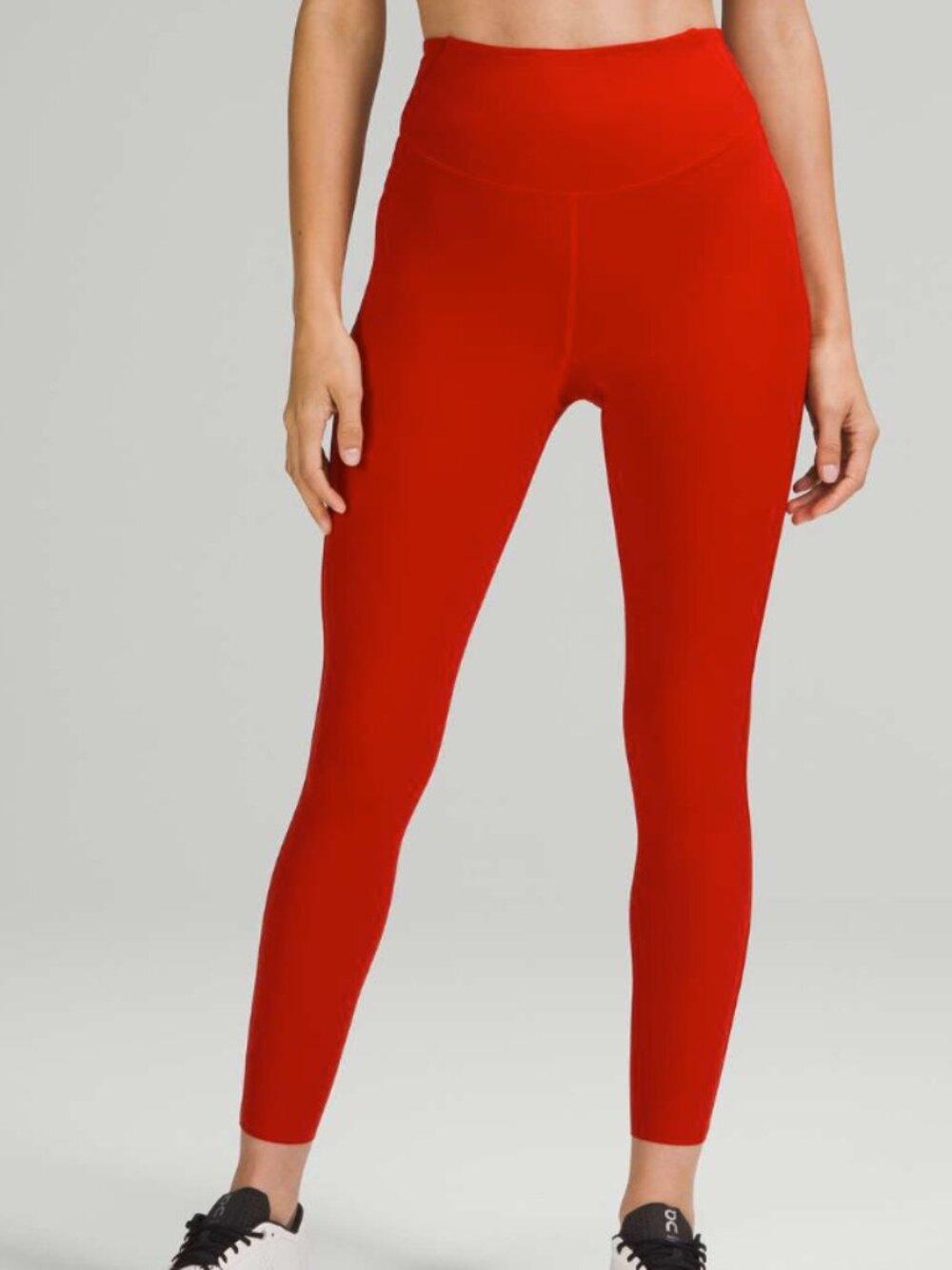 lululemon Base Pace High-Rise Tight 25" Dark Red Size 10 Nulux Running Leggings